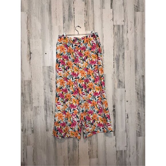 Jessica Simpson wide leg floral pants size medium - Picture 1 of 14